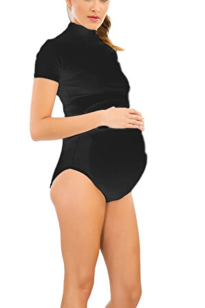 Siyah 1446 Modal Cotton Hamile Külot - Xl