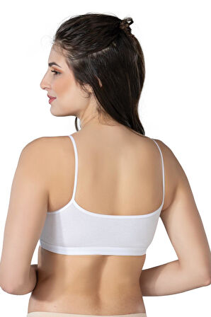 BEYAZ MI Emay 1425 Modal Cotton Pedli Büstiyer