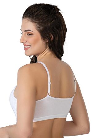 Beyaz Emay 1423 Modal Cotton Kaplı Büstiyer-XL