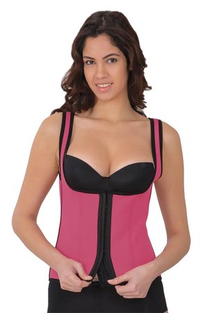 Arias Closet Gül Kurusu MI 9173 Terletici Agraflı Göğsü Açık Atlet Korse