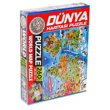 7375 Dünya Kültür Haritası Puzzle -Totteriq