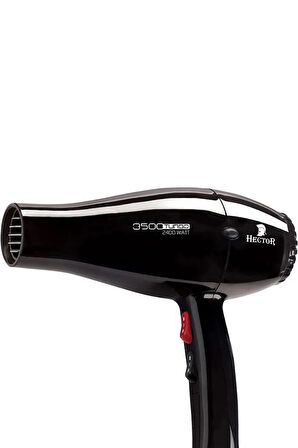 Hector Turbo 3500 Profesyonel 2400 Watt Fön Makinesi Siyah