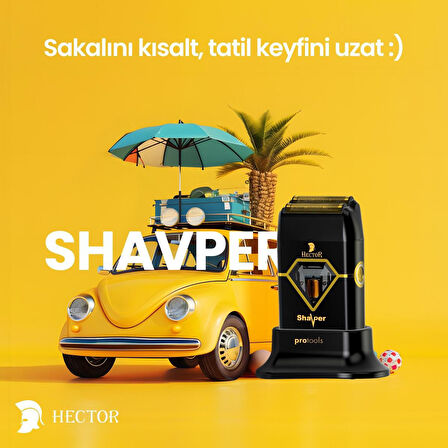 Hector Shavper - Siyah - Elekli Sakal Kesme Makinesi