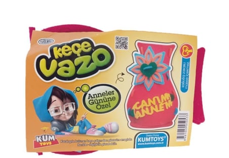 Kumtoys Keçe Vazo Canım Annem