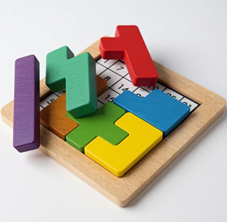 Redka Pratik Zeka 2 Ahşap Akıl ve Mantık Oyunu - Eğitici Puzzle