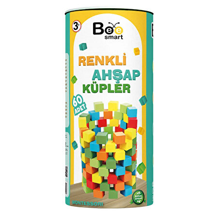 Bee Smart Renkli Ahşap Küpler