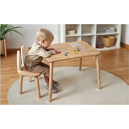 Bee Smart Safir Meşe Tek Sandalye Set
