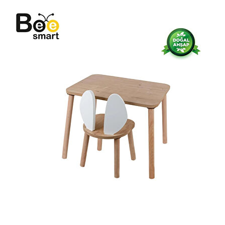 Bee Smart Safir Meşe Tek Sandalye Set