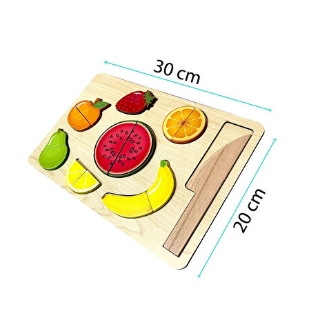 Bee Smart Ahşap Kesilebilen Meyveler