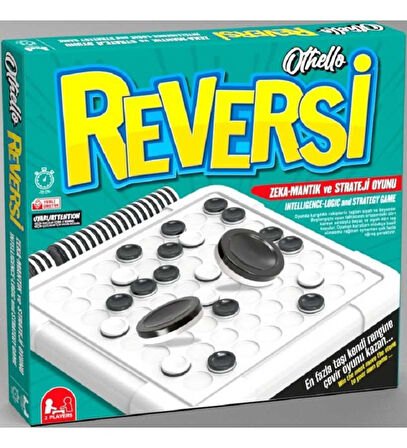 Reversi Othello (Plastik) Zeka Akıl ve Strateji Aile Kutu Oyunu