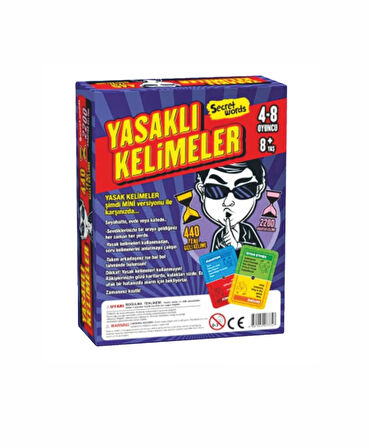 Yasaklı Kelimeler Mini Tahmin Etme Kart Oyunu