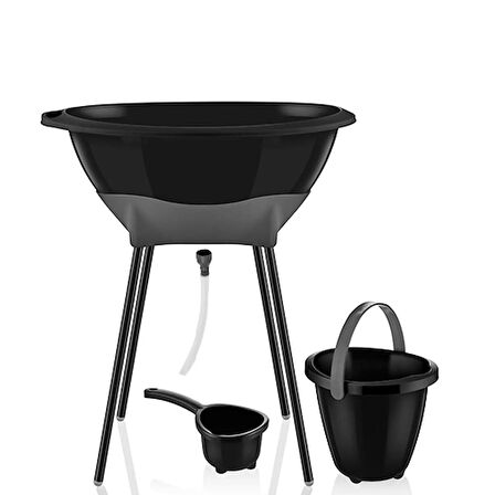 Babyjem Elegant Küvet Seti Siyah