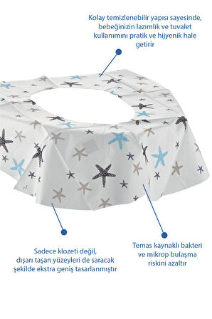 Babyjem 924 Atılabilir Klozet Örtüsü 30 Adet