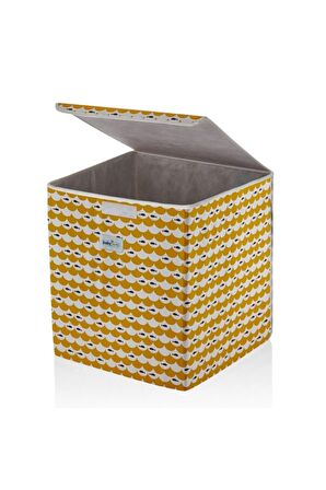 Babyjem Pratik Katlanan Oyuncak Kutusu 40x43 Cm Hardal Balık