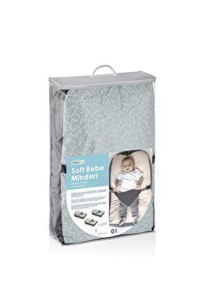 Babyjem Soft Bebe Minderi Yeşil Çiçek