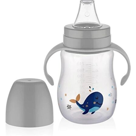 Babyjem Damlatmayan Suluk 250 ml Gri