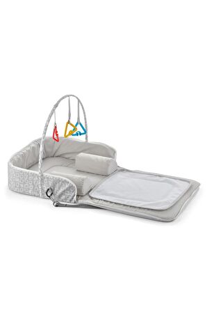 BABYJEM BABYNEST ÇANTA GRİ KARE