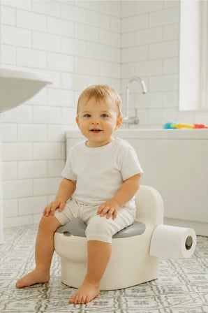 Babyjem Bebeğimin İlk Tuvaleti Sifon Sesli Lazımlık Oturak Kum Beji
