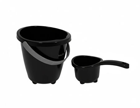 Babyjem 921 Elegant Kova & Maşrapa Set Siyah