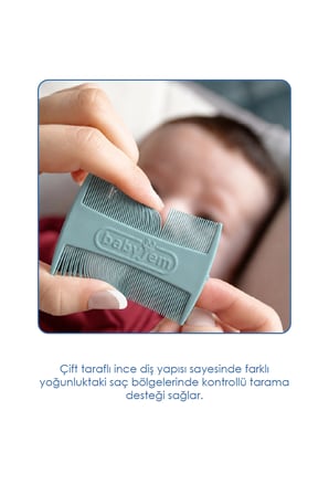 Babyjem Konak Tarağı Soft Mavi