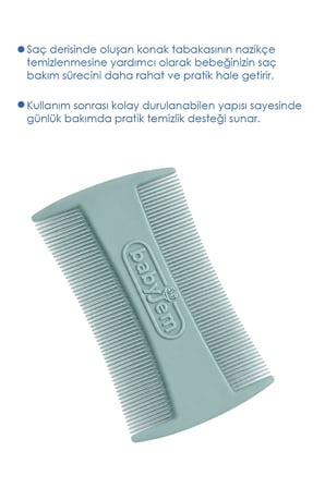 Babyjem Konak Tarağı Soft Mavi