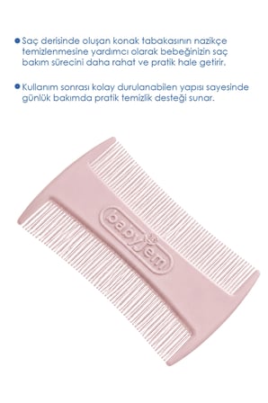 Babyjem Konak Tarağı Soft Pembe