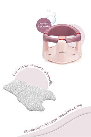Babyjem Önden Açılır Mama Sandalye Oturağı Ve Minderi - 2 'Li Set Mürdüm