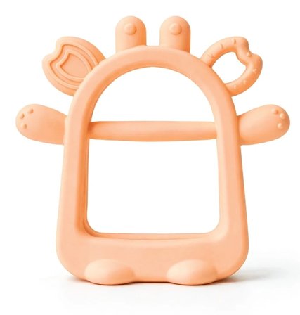 Babyjem Silikon Kolay Kavrama Diş Kaşıyıcı Soft Somon