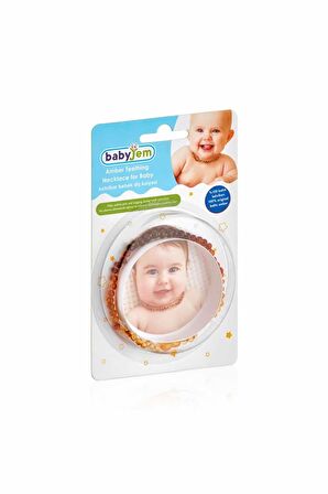 Babyjem Kehribar Bebek Kolyesi Gökkuşağı