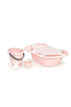 Babyjem 5 Parça Banyo Seti Pembe