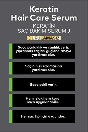 Maia mc Keratin Saç Serumu Durulamasız 100 ML