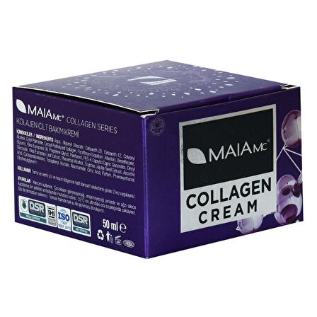 Maia Mc Collagen Cream Kolajenli Yüz Boyun Cilt Kolajen Kremi 50ML