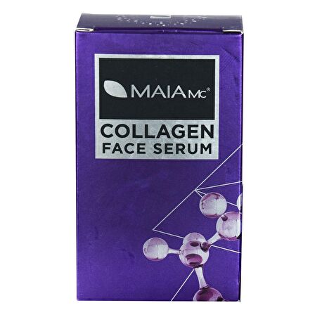 Maia Mc Collagen Tüm Cilt Tipleri İçin Su Bazlı Yağsız Nemlendirici Yüz Bakım Serumu 30 ml