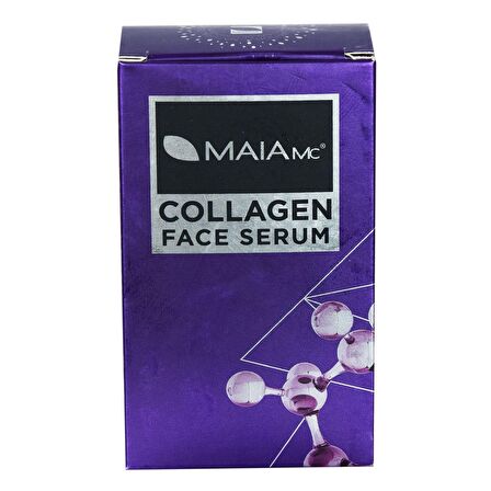 Maia Mc Collagen Tüm Cilt Tipleri İçin Su Bazlı Yağsız Nemlendirici Yüz Bakım Serumu 30 ml