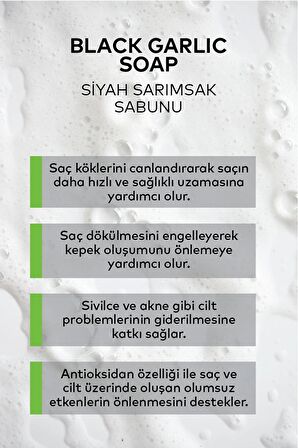 Maia mc Siyah Sarımsak Sabunu 150 GR