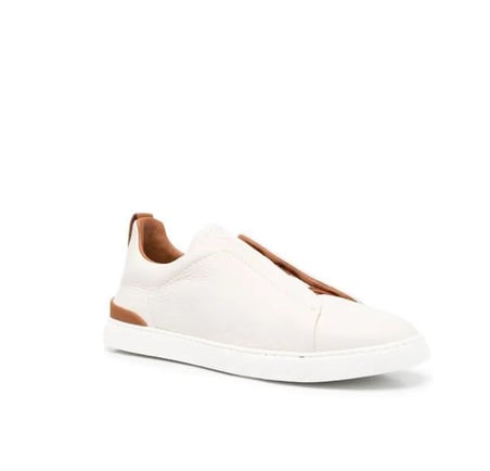 Erkek Deri Sneaker Siyah Kahverengi Ve Beyaz Kahverengi