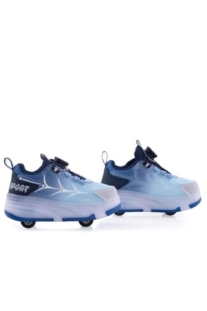 Marco Kids Fast Patik Patenli Çocuk Mavi Spor Ayakkabı 26Y1801-M-1P