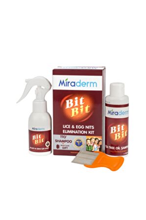 Miraderm Set Bit Bit Saç Spreyi + Şampuanı + Çelik Tarak
