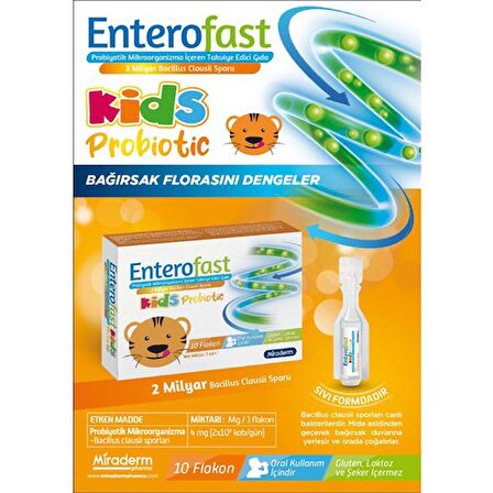 Enterofast Kids Probiotic 10 Flakon