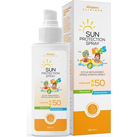 Miraderm Sun Kids Çocuk Güneş Koruyucu Krem Spf+50