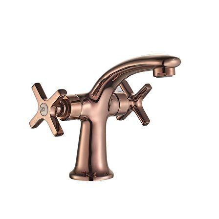 NSK Lavabo Bataryası Trinity Çift Kollu Tek Gövde Bronz N3013124