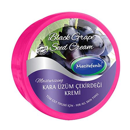 Mecitefendi Nemlendirici Parabensiz Tüm Cilt Tipleri için Üzüm Kokulu Vücut Kremi 200 ml 