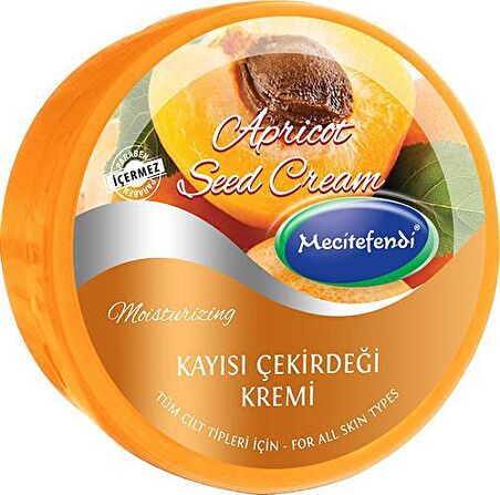 Mecitefendi Nemlendirici E Vitaminli ve Parabensiz Hassas Cilt için Kayısı Kokulu Vücut Kremi 200 ml 