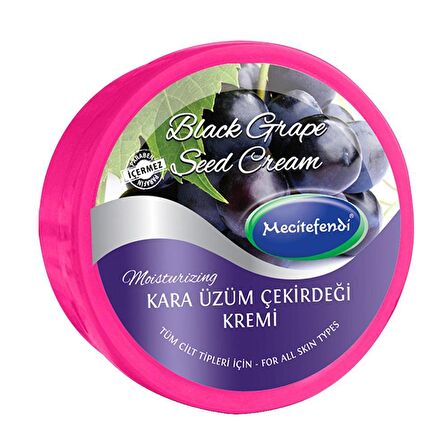 Mecitefendi Nemlendirici Parabensiz Tüm Cilt Tipleri için Üzüm Kokulu Vücut Kremi 50 ml 