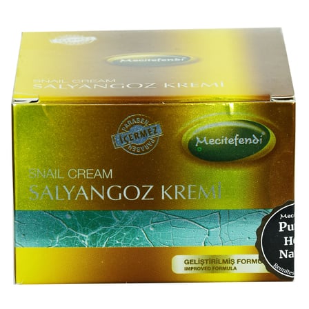 Mecitefendi Karma ve Yağlı Ciltler İçin Salyangoz Özlü Su Bazlı Yağsız Nemlendirici Yüz Bakım Kremi 100 ml