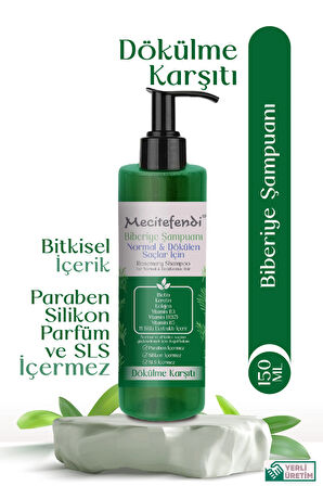 Biberiye Şampuanı 150 ml (Biotin, Keratin ve Kolajen İçerikli)