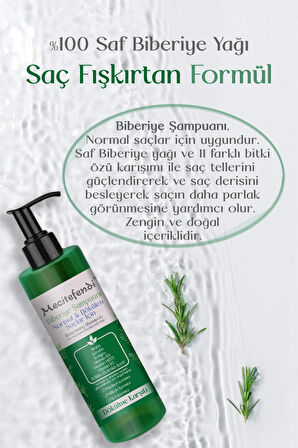 Biberiye Şampuanı 150 ml (Biotin, Keratin ve Kolajen İçerikli)