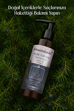 Ardıç Katranı Şampuanı 150 ml (Biotin, Keratin ve Kolajen İçerikli) Sorunlu Saç Derisine Özel Formül