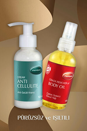 Mecitefendi Anti Selülit Kremi 125 ml + Çatlak Giderici Vücut Bakım Yağı 125 ml