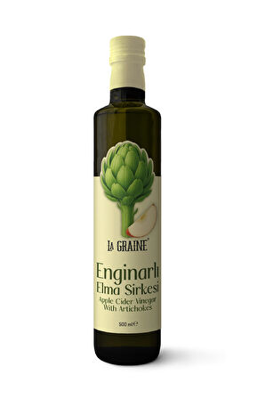 LA GRAINE ENGİNARLI ELMA SİRKESİ 500 ML